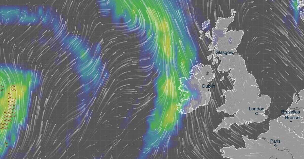 UK weather: Huge wall of rain heading for Britain in just days after major Atlantic storms