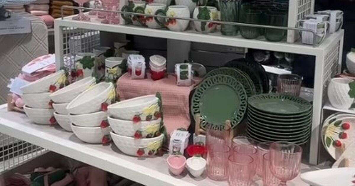 Primark's new pink strawberry home range dubbed 'Pinterest in real life'