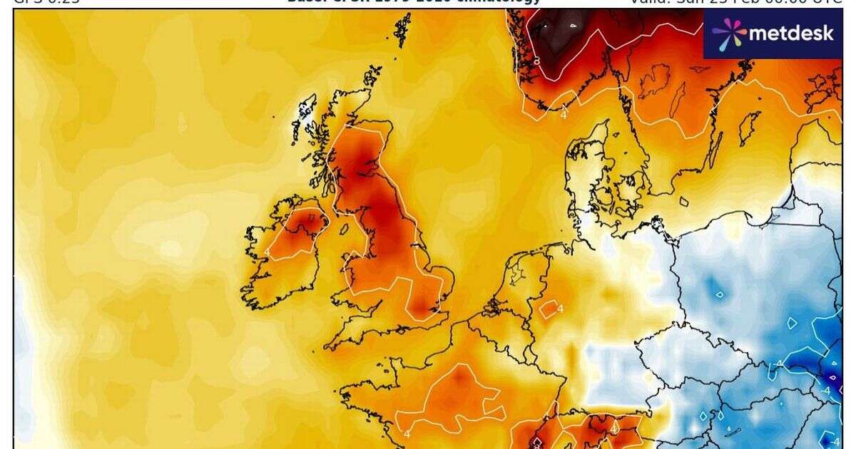 UK weather: Exact date Arctic frosts vanish as temperatures rise by 10C in days