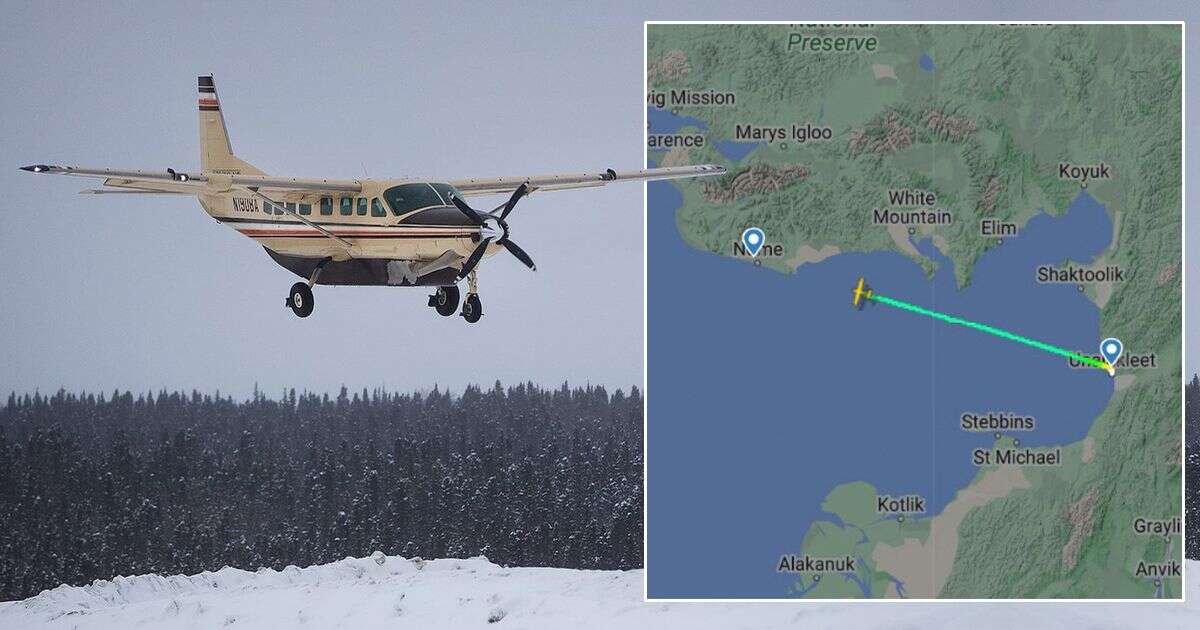 Missing Alaska plane's chilling radar map reveals exact spot it disappeared without trace