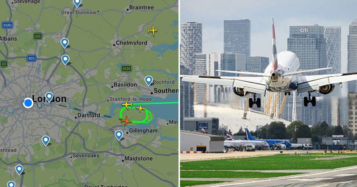 London City Airport in chaos as hundreds of passengers evacuated and flights forced to circle