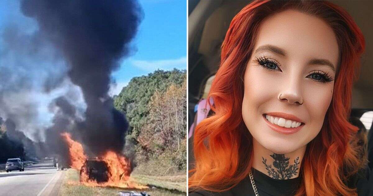 Mum left looking like 'zombie' after vape explodes turning car into 'fireball'