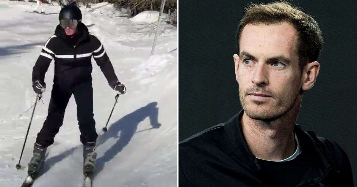 Andy Murray rescued from mountain during first skiing trip - 'I'm in trouble here'