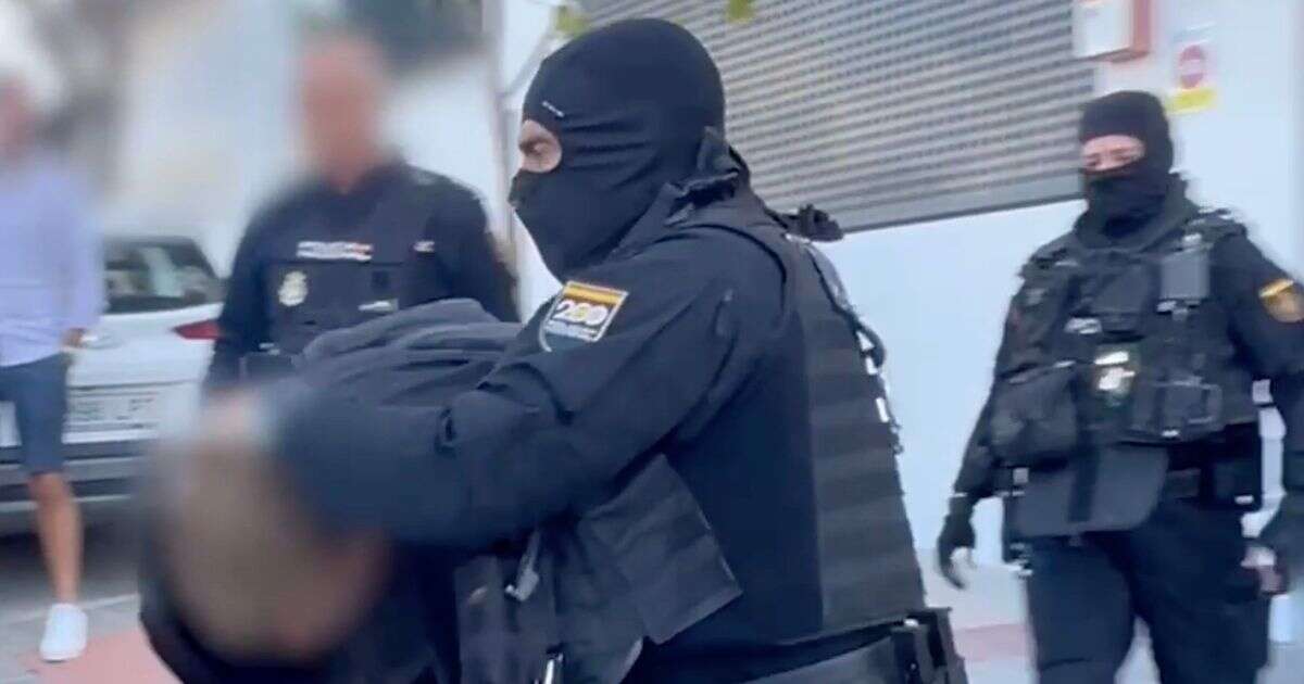 Dramatic moment Spanish cops swoop on Brit kidnappers in cryptocurrency sting