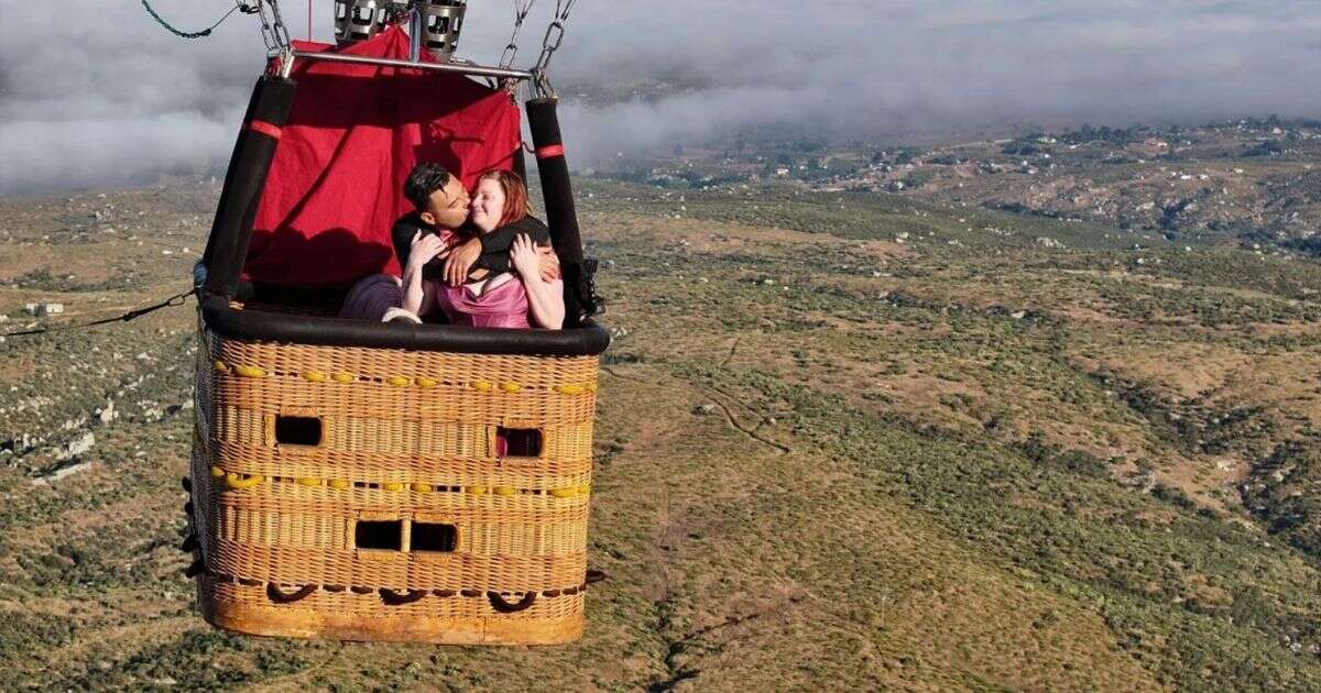 Hot air balloon firm lets passengers join Mile High Club - but there's a catch