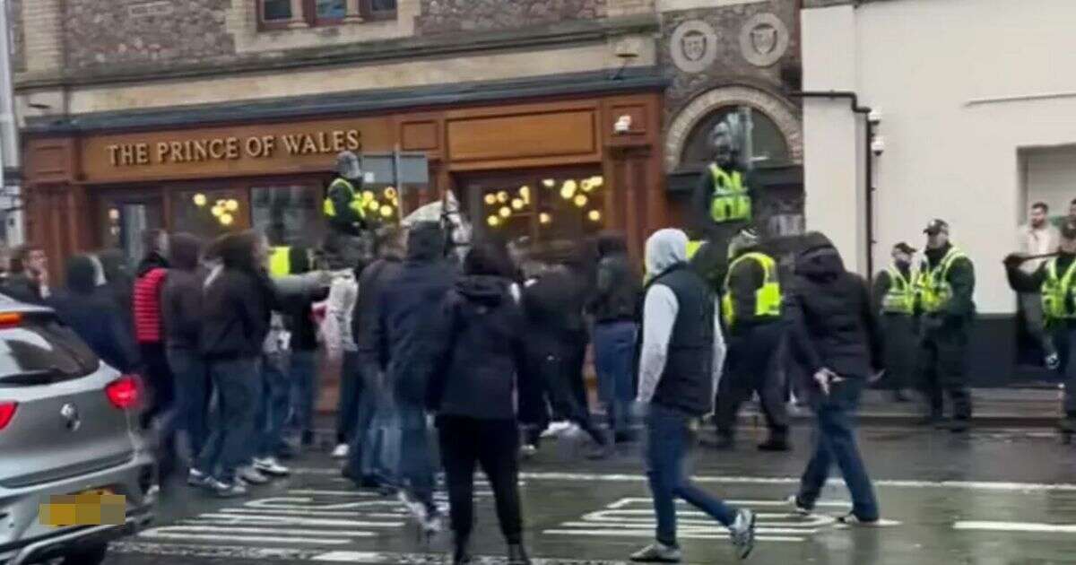 Cardiff city centre 'stay away' warning as bus attacked and mobs in streets