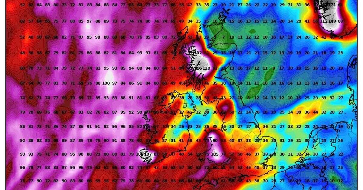 UK snow latest: New maps show exact date 547-mile Arctic chaos hits Britain