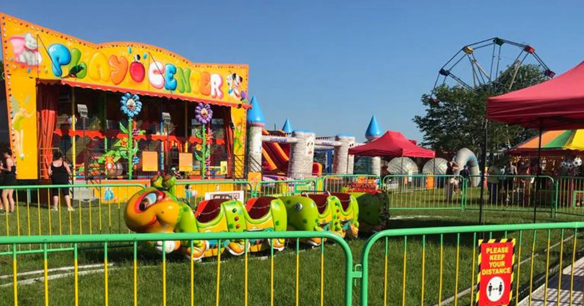 Boy, 3, airlifted to hospital after being run over by caterpillar ride at fairground