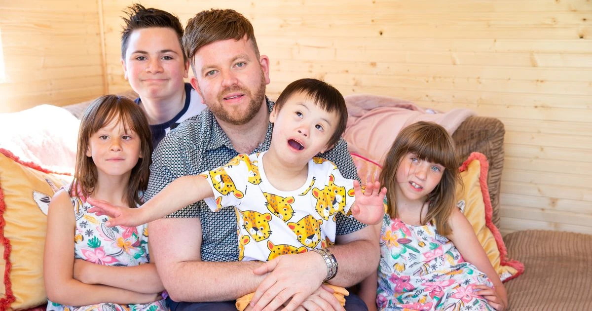 Selfless single dad adopts sixth child - and says he might have another