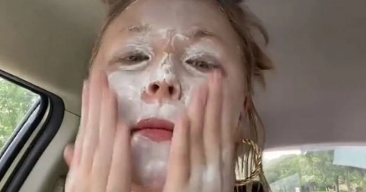 Woman's 'crazy' SPF application divides the internet as some say 'it's too much'