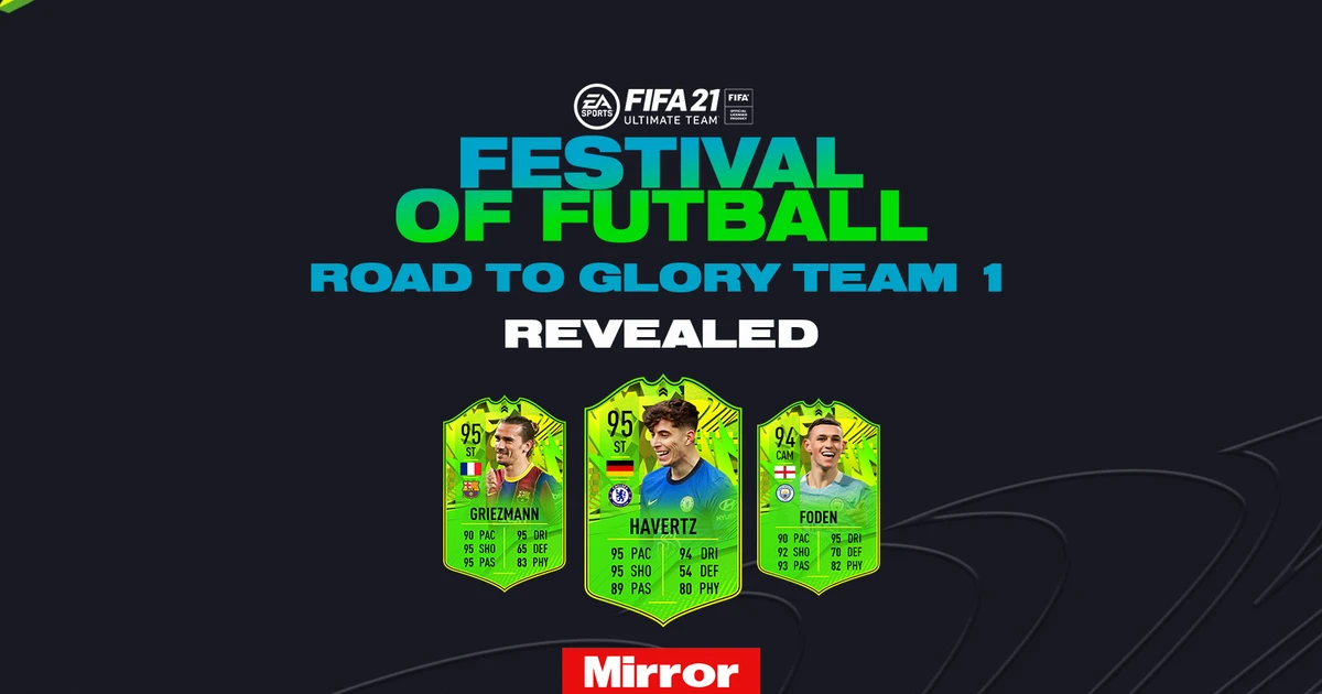 FIFA 21 Festival of FUTball Path to Glory Team 1 confirmed featuring Phil Foden
