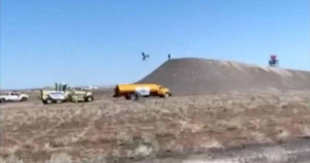 Daredevil dies in horrifying crash during world record practice jump attempt