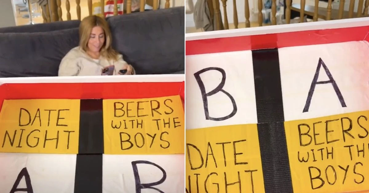Crafty man tricks girlfriend into agreeing for him to go for beers with the lads