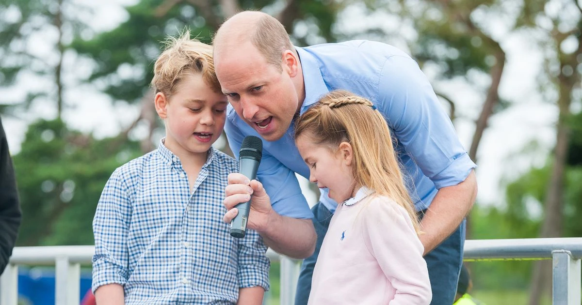 Prince William counts down start of Father's Day marathon with George and Charlotte