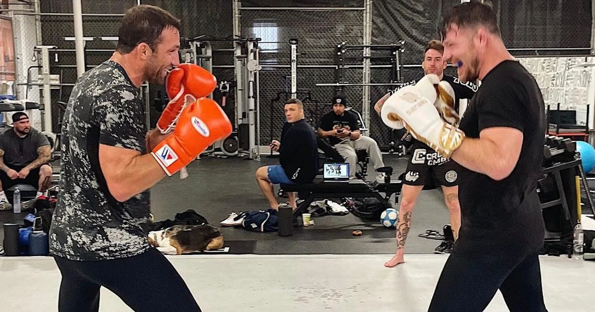 Bisping won't talk about Rockhold training sessions as pair end feud