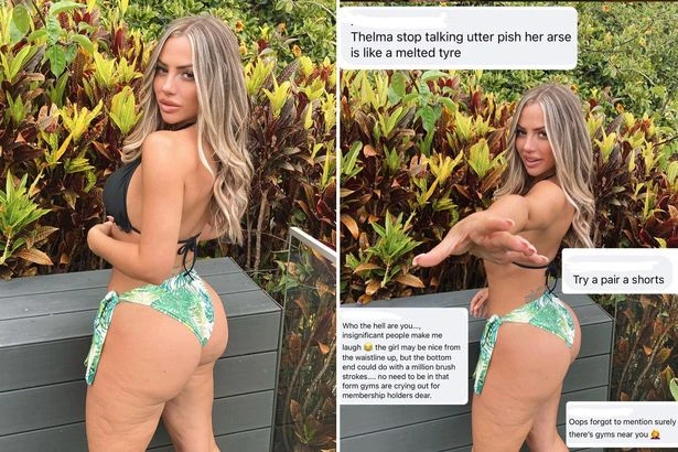 Geordie Shore's Holly Hagan slams cruel troll for savagely mocking her appearance