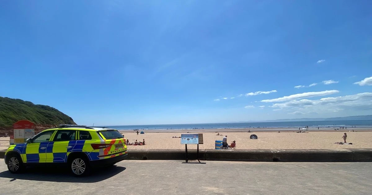 Police throw 100 'drunken' youths off Devon beach and warn visitors to behave themselves