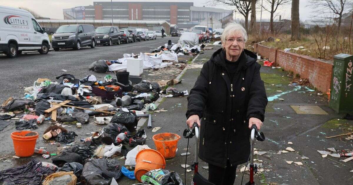 Furious gran slams fly-tippers who turned Glasgow suburb into 'landfill'