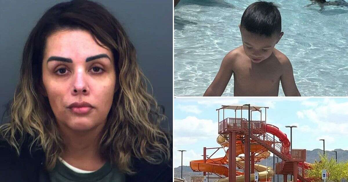 Mum seen 'singing and scrolling on her phone' while son, 3, drowned at waterpark