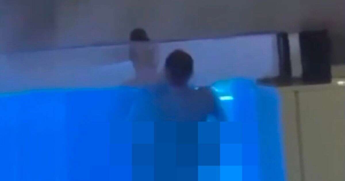 Couple have sex in pool in front of horrified public as police 'want to name and shame'