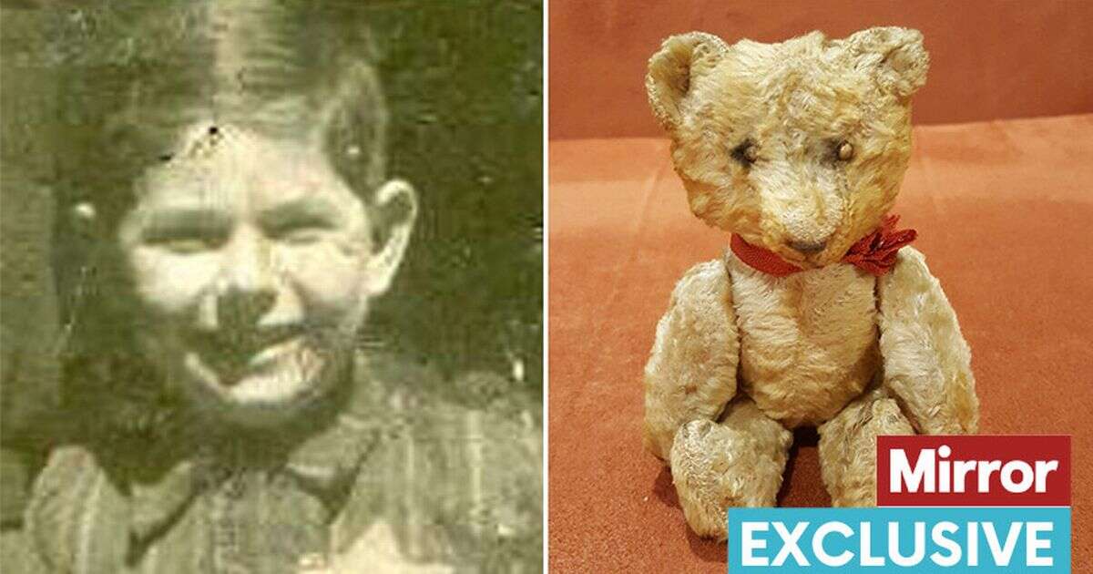 Teddy bear hidden in Holocaust survivor's pocket as he twice escaped death