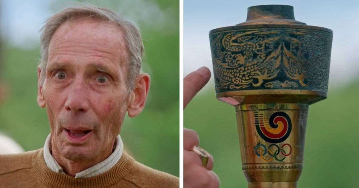 Antiques Roadshow guest gasps at staggering price for 'iconic' Olympic torch tied to childhood dream