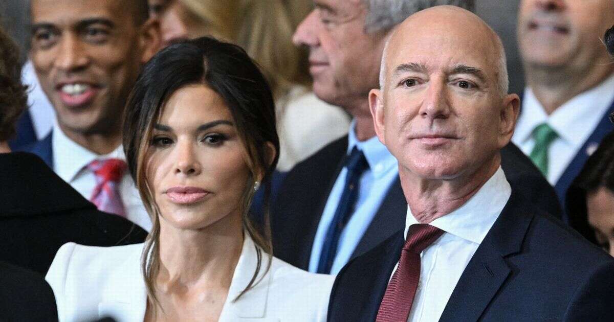 Jeff Bezos' fiancée Lauren Sanchez shows off underwear in racy outfit at Trump inauguration