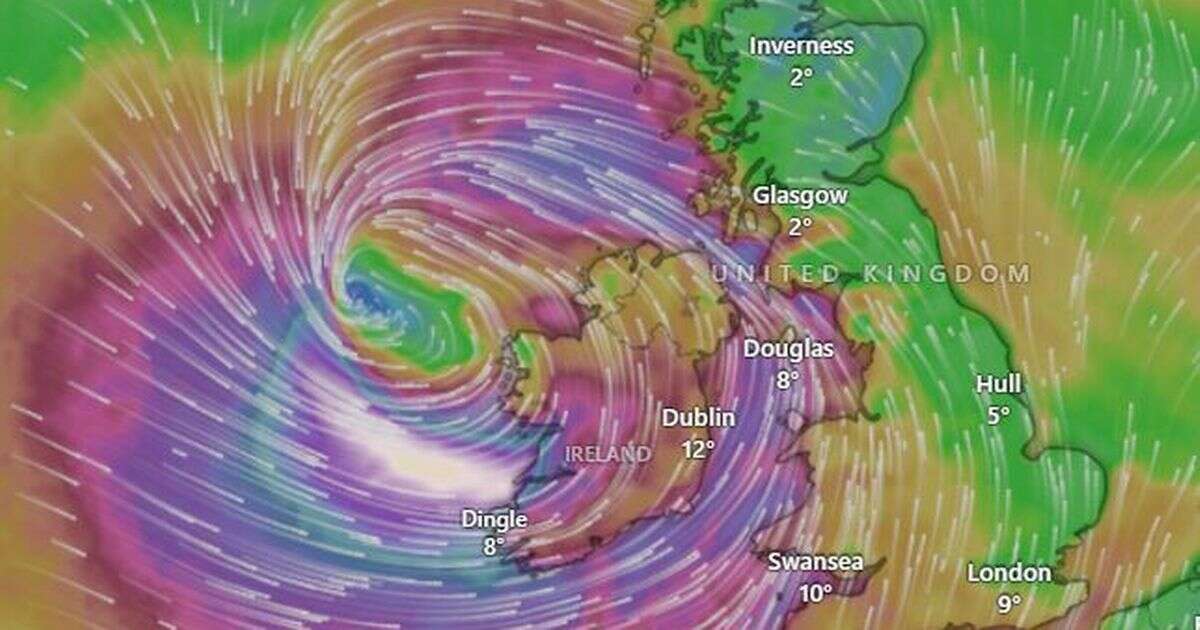 Storm Eowyn live tracker - follow storm to see when it will hit England, Scotland and Wales