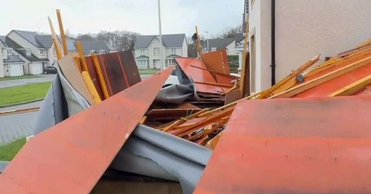 Storm Eowyn causes heartbreak as resident wakes up to find roof has blown off