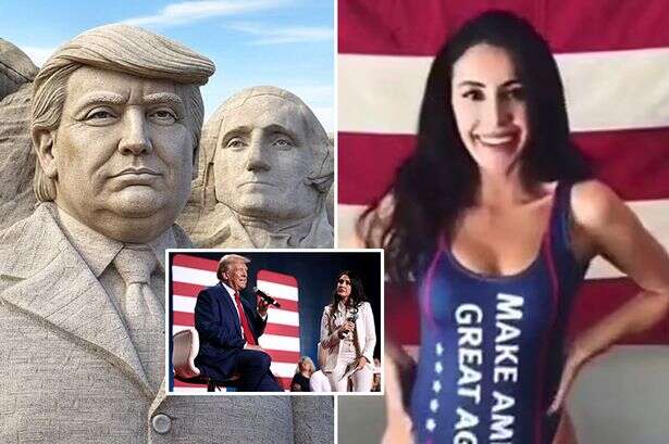 MAGA bikini congresswoman 'files legislation' to add Trump's face to Mount Rushmore