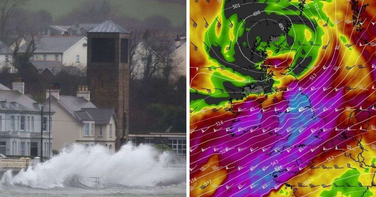 UK weather: Storm Éowyn maps show last region hit as 114mph chaos leaves Britain