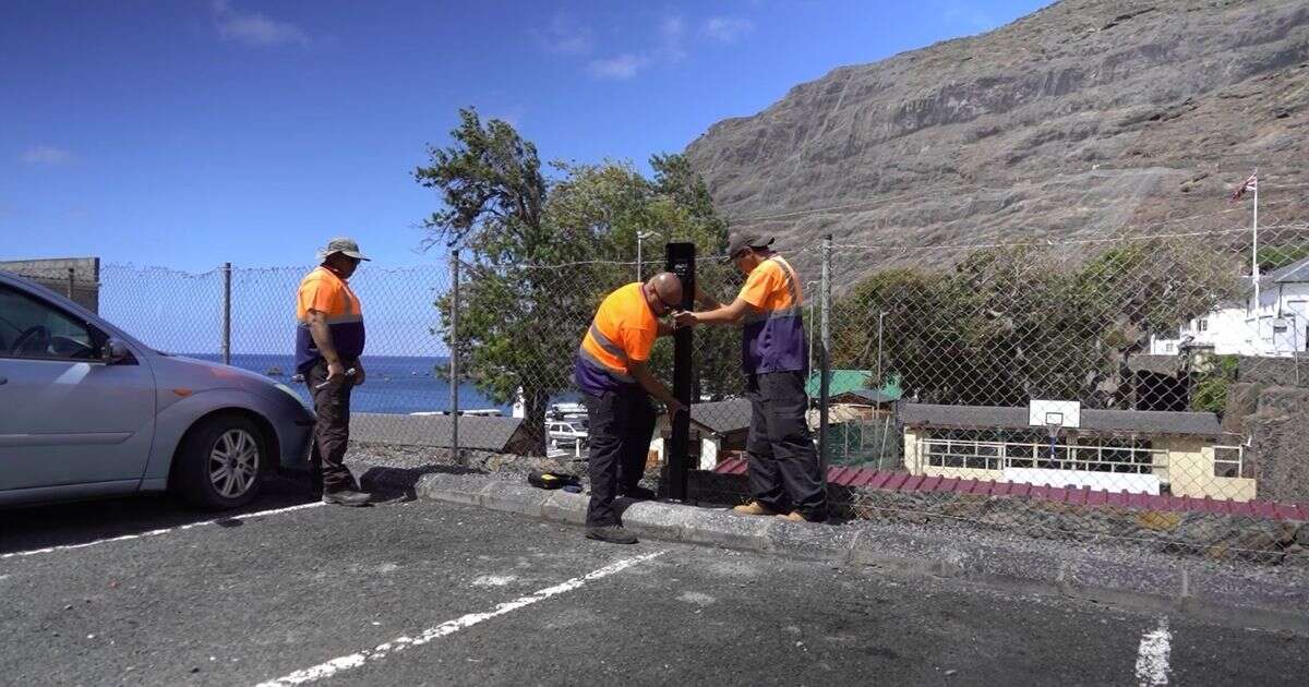 World's most remote EV charging port installed on tiny island in middle of Atlantic