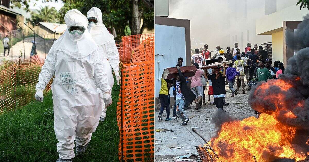 Lab containing deadly Ebola at risk as rebels storm DR Congo capital with fears over 'outbreak'