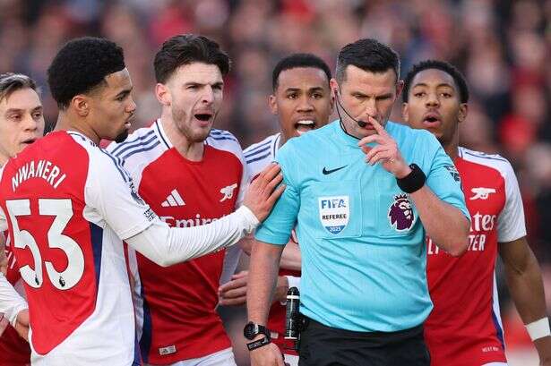 Michael Oliver has one Premier League club he's banned from officiating due to rule