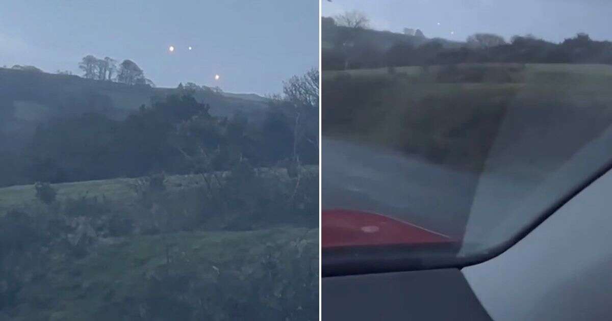 'I filmed UFOs in sky over Britain – they moved like nothing I've ever seen'