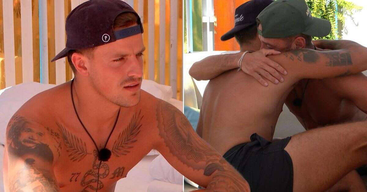 Love Island's Luca Bish breaks down in aftermath of furious row with Scott Thomas