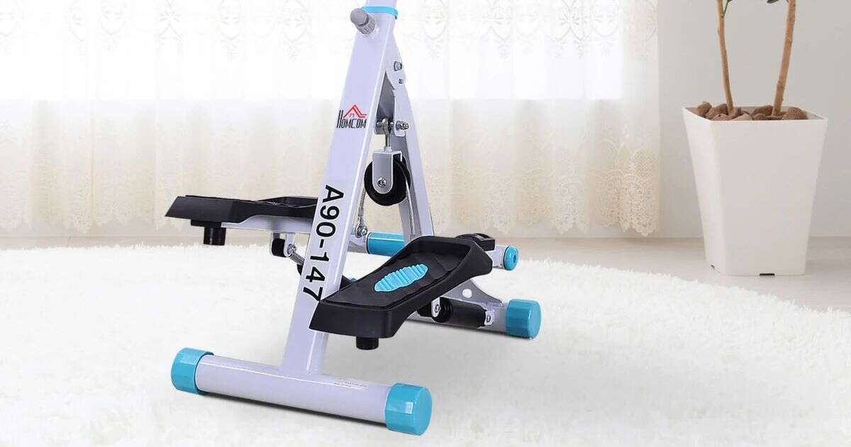 £60 foldable step machine that ‘tones bum and legs’ is a great way to avoid January gym crowds