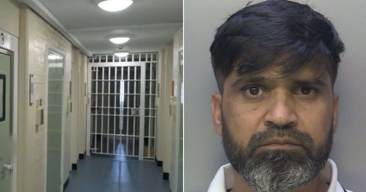 Sara Sharif's dad moved to 'hell' prison where lag's head was 'melted' in horrific attack