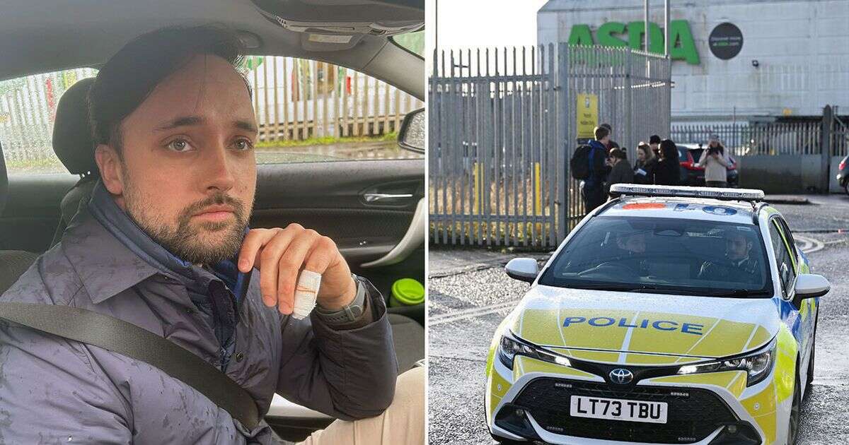 Have-a-go hero stabbed outside Asda tells how he fought off 'rampaging Rambo knife attacker'