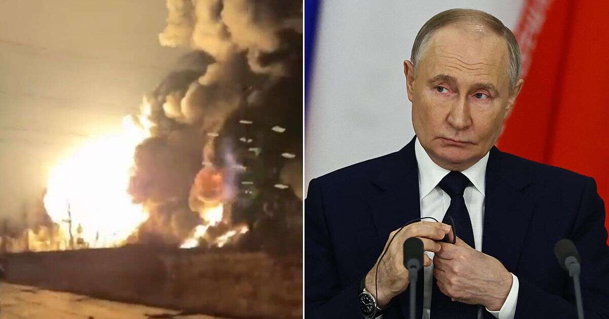 Putin seen in late night dash to Kremlin as Ukraine launches huge attack on Russia