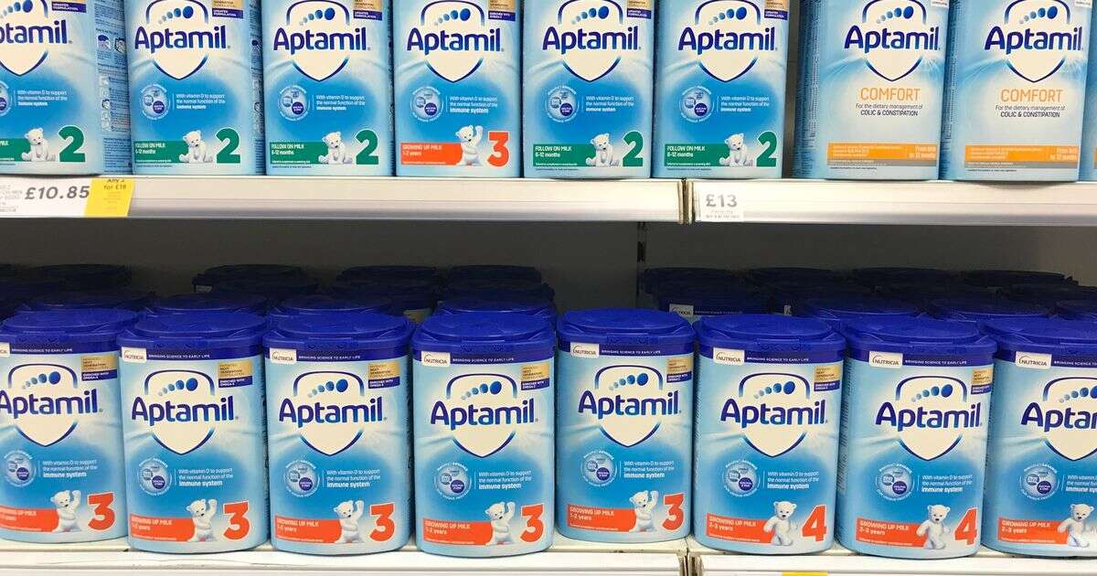 Five-week-old baby hospitalised after shop sold Aptamil formula nine years out of date