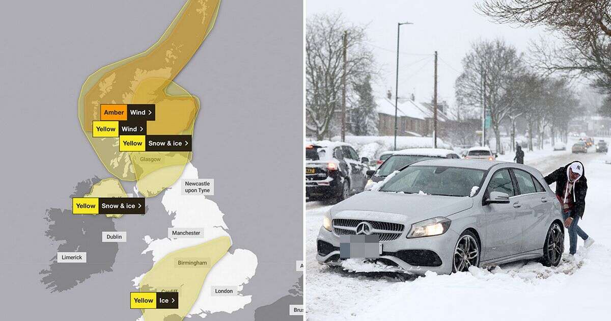 Met Office issues new snow warnings as Brits in SIX REGIONS must do five things