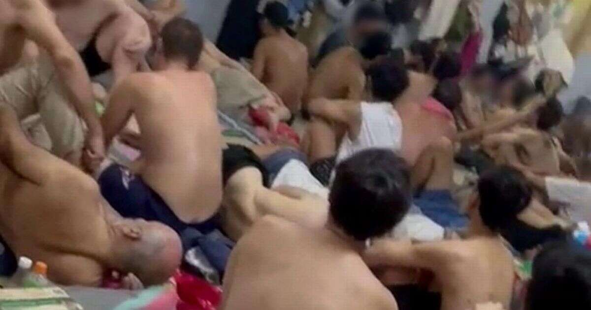 Brit caged in Thai prison records horrifying conditions with '130 men in one cell'