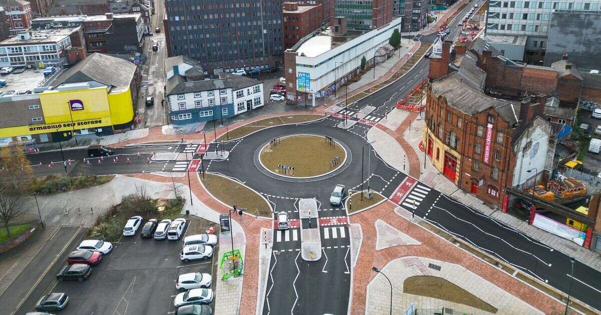 UK's new confusing £18m Dutch-style roundabout opens in major city