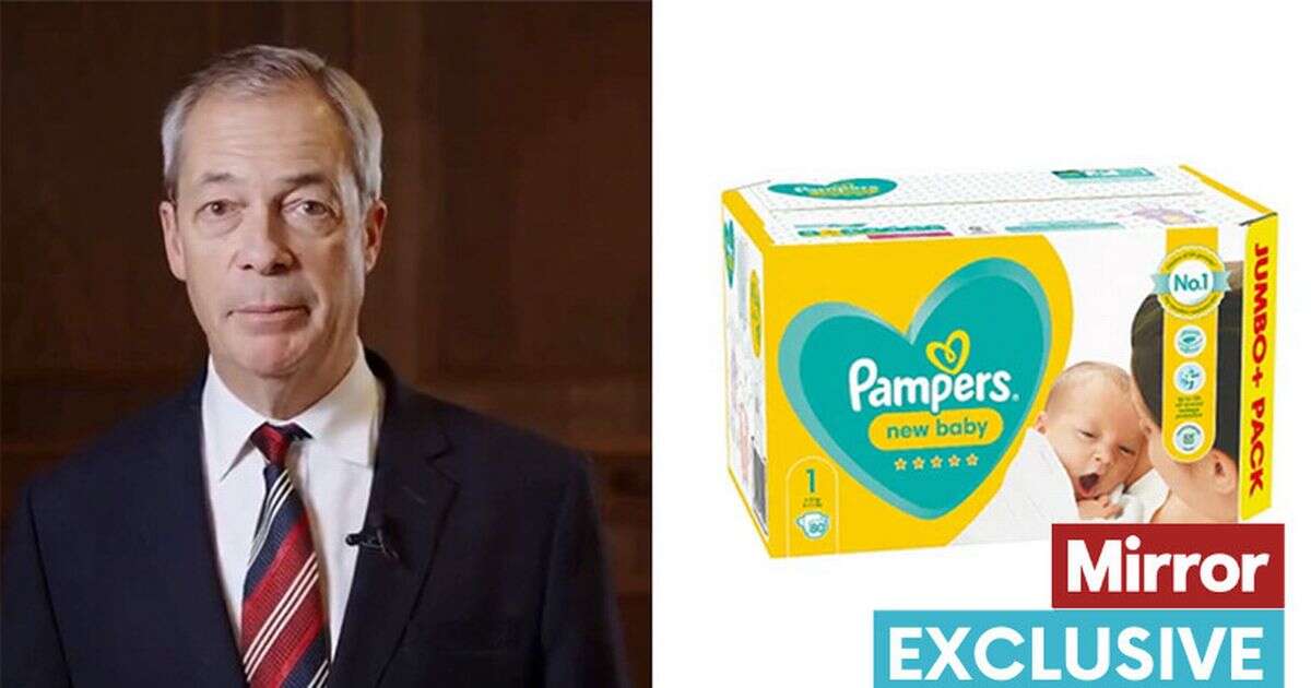 Nigel 'Nine Jobs' Farage has scored a tenth gig - selling nappies online