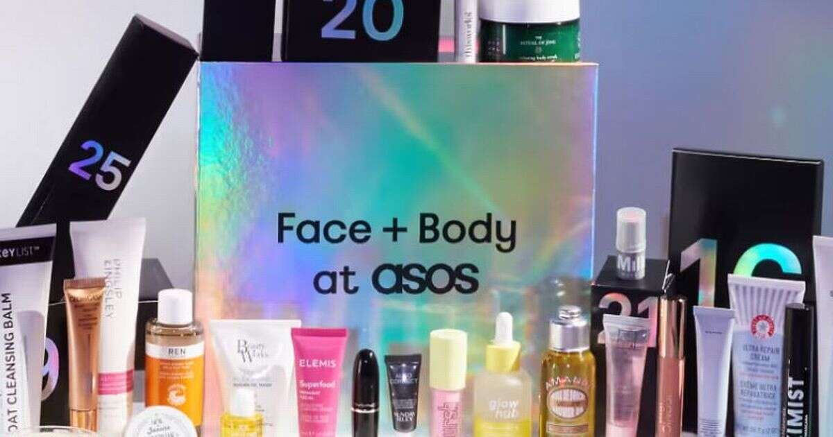 ASOS rivals LookFantastic and Sephora with £95 beauty advent calendar worth £403