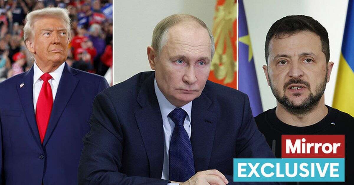 Vladimir Putin 'knows' Trump's deal will fail - and he's already planning to kill Zelensky