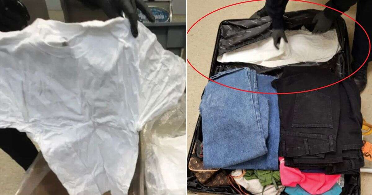 British student held in US for 'trying to smuggle t-shirts soaked in meth' in suitcase