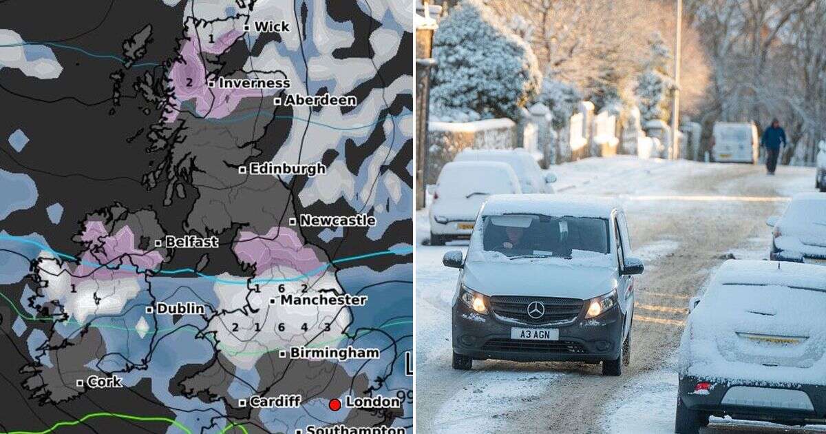 Snow warning: Met Office issues major update ahead of Arctic blast - all 29 areas affected