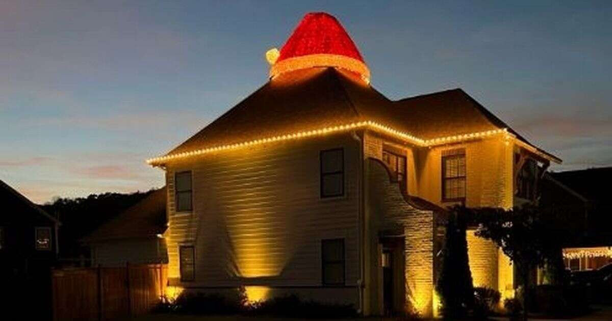 'I made roof-sized Santa Claus hat for Christmas – you won't believe how long it took'